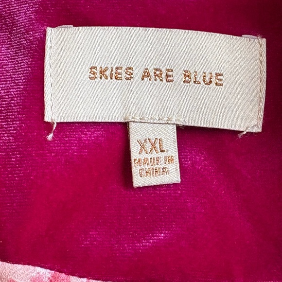 Skies Are Blue Ruched Velvet Blazer - Picture 4 of 5